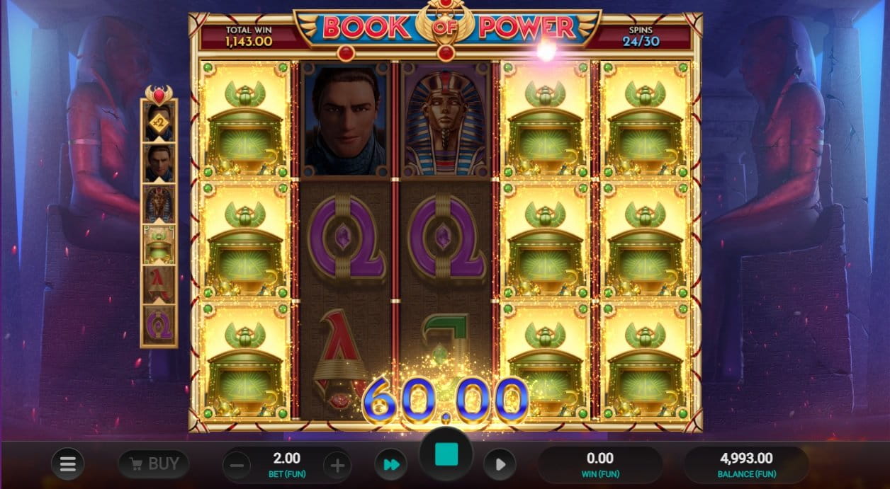 Book of Power Gameplay — 5×3-Slot von Relax Gaming